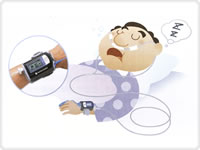 【京都・堀川御池】友愛診療所（総合内科  経鼻胃・大腸内視鏡検診センター）では睡眠時無呼吸症候群（ＳＡＳ）の検査を行っています